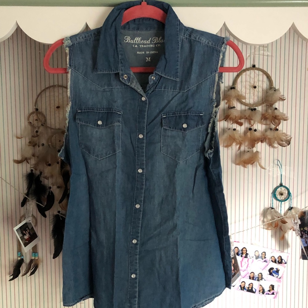 Bullhead Jean Sleeveless Top